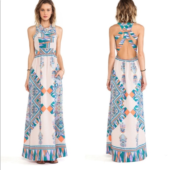 Lovers + Friends Dresses & Skirts - Lovers + Friends | Kitty Cat Scarf Maxi Dress